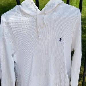 Polo Ralph Lauren Mens Medium Waffle Hoodie